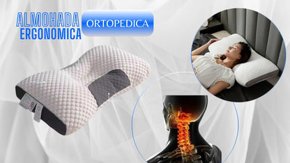 ALMOHADA ORTOPÉDICA CERVICAL ERGONÓMICA SUEÑOPLENO + ENVÍO GRATIS