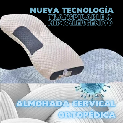 ALMOHADA ORTOPÉDICA CERVICAL ERGONÓMICA SUEÑOPLENO + ENVÍO GRATIS