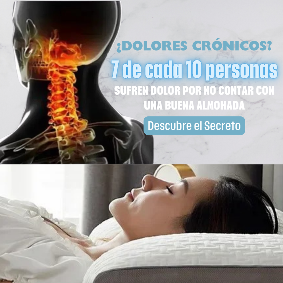 ALMOHADA ORTOPÉDICA CERVICAL ERGONÓMICA SUEÑOPLENO + ENVÍO GRATIS